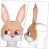 Totority 5 Pièces Lapin En Peluche Lapin Moitié Peluche Lapin Déguisement Lapin Poilu Lapin Moitié Accessoires DHalloween Ef