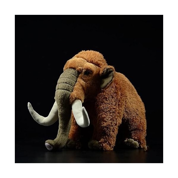 LEUYA 29 cm de Hauteur Boucles doreilles Peluche Peluche Animal Jouet réaliste Peluche éléphant Peluche Longue poupée Noël