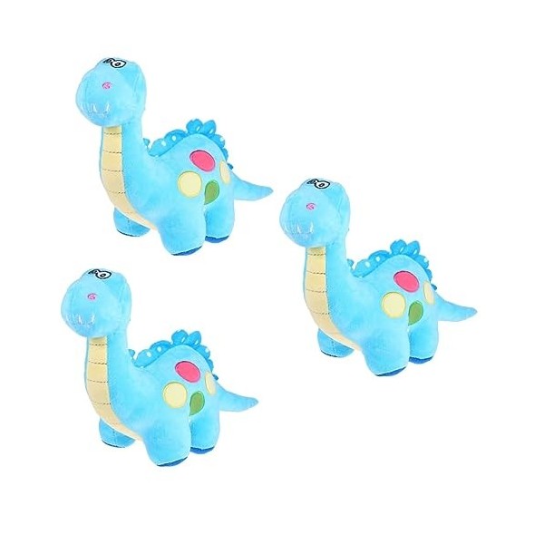 ibasenice 3 Pièces Poupée en Peluche Dinosaure Pompons De Porcistas Décoration Dintérieur Roman Poupée Jouet en Peluche De D