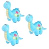 ibasenice 3 Pièces Poupée en Peluche Dinosaure Pompons De Porcistas Décoration Dintérieur Roman Poupée Jouet en Peluche De D