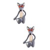 ibasenice 3 Pièces Peluche Cotillons Animaux Oreiller Animal De Dessin Animé Loup Jouets pour Bébés Animaux Jouets Figetsss R