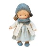 HUNYA Waldorfs Doll, Poupée Waldorfs Faite Main, Jouet Danime en Peluche, Beaux Jouets en Peluche, Cadeaux de Baptême de Pou