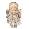 HUNYA Waldorfs Doll, Poupée Waldorfs Faite Main, Jouet Danime en Peluche, Beaux Jouets en Peluche, Cadeaux de Baptême de Pou