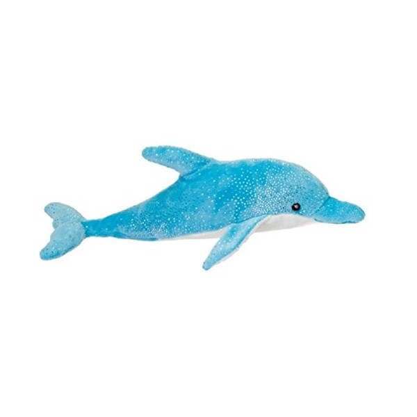 Cuddle Toys 3758 Benny BLUE SPARKLE DOLPHIN Dauphin, 32 cm longeur Peluche 