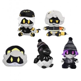 Fntech Mur-der Drones Plush Poupées en peluche de la série danimation comédie Hit SciFi Comedy – Couronne noire Uzi, Serial 