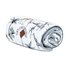 Sevira Kids - Couverture bébé réversible, SAFARI