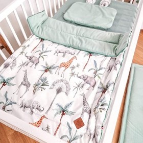 Sevira Kids - Couverture bébé réversible, SAFARI