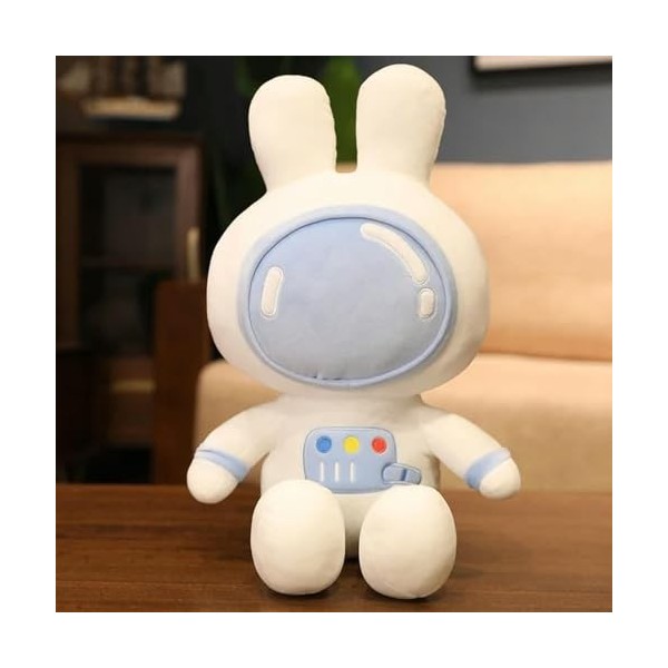 LfrAnk Kawaii Space Bunny Peluche Oreiller Lapin Peluche Jouet en Peluche Animal Coussin Mignon Cadeau D’Anniversaire pour Le