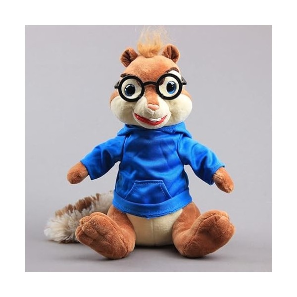 OMECAR Film Alvin et Les Chipmunks en Peluche Mignon Assis Chipmunks Alvin Simon Theodore Oreiller poupées en Peluche pour En