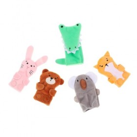 TOYANDONA 25 Pièces Poupée De Doigt Mini-marionnettes Poupées De Doigt danimaux Mini Peluches Jolies Marionnettes à Doigts M