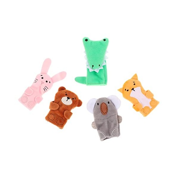 TOYANDONA 25 Pièces Poupée De Doigt Mini-marionnettes Poupées De Doigt danimaux Mini Peluches Jolies Marionnettes à Doigts M