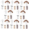 TOYANDONA 25 Pièces Poupée De Doigt Mini-marionnettes Poupées De Doigt danimaux Mini Peluches Jolies Marionnettes à Doigts M