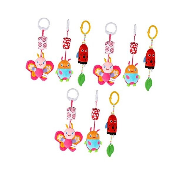 Toddmomy 9 Pièces Pendentif Poussette Jouets Chariot De Poussette Pendentifs De Crèche Pendentifs Poussette Pendentifs De Ber