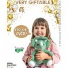 Naturally KIDS Petit Sac à Dos avec Dinosaure Vert Peluche pour Enfants 3 4 5 ans - Cadeau Anniversaire Garcon Fille 2 3 4 5 