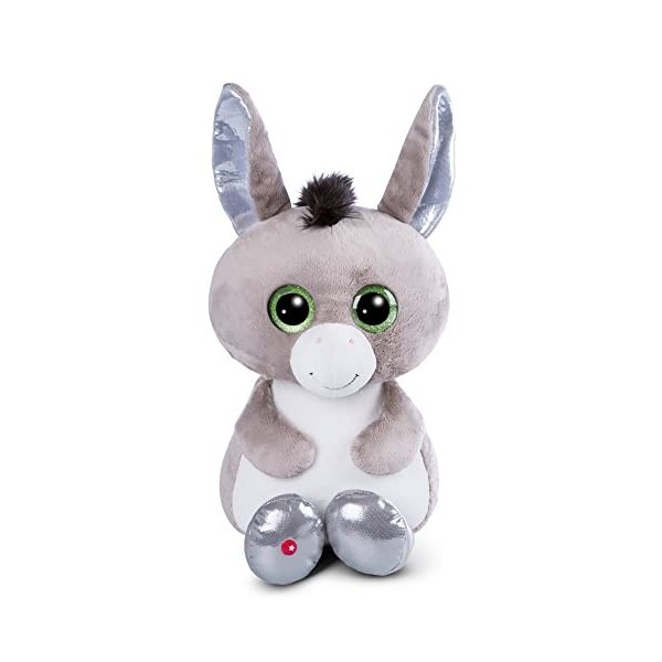 NICI- Jouet en Peluche Renard Glubschis Runizzi 45&nbsp;cm Green, 47827, Gris