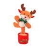 Toyvian 2 Pièces Jouet Chantant De Noël Jouet Parlant De Noël Jouets Menés Peluche Électronique Jouets De Danse De Noël Cadea