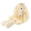 TOYANDONA 3 Pièces Lapin en Peluche Oreiller Câlin De Lapin Peluches Nouveau-né Peluche Lapin Tout Doux Jouets De Dentition p