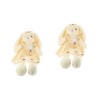 TOYANDONA 3 Pièces Lapin en Peluche Oreiller Câlin De Lapin Peluches Nouveau-né Peluche Lapin Tout Doux Jouets De Dentition p