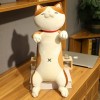 EacTEL Mignon Shiba Inu Chien Peluche Jouet Dessin animé Chat Peluche Animal Oreiller de Sommeil Copain Bureau câlin poupée F
