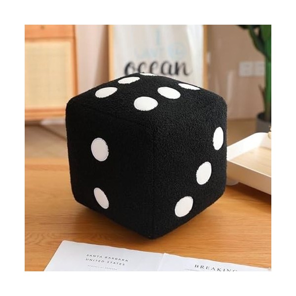 Creative Dice Peluche Pendentif Dessin animé dés poupée Haute qualité Enfants Cadeau canapé Cube Oreiller décoration intérieu