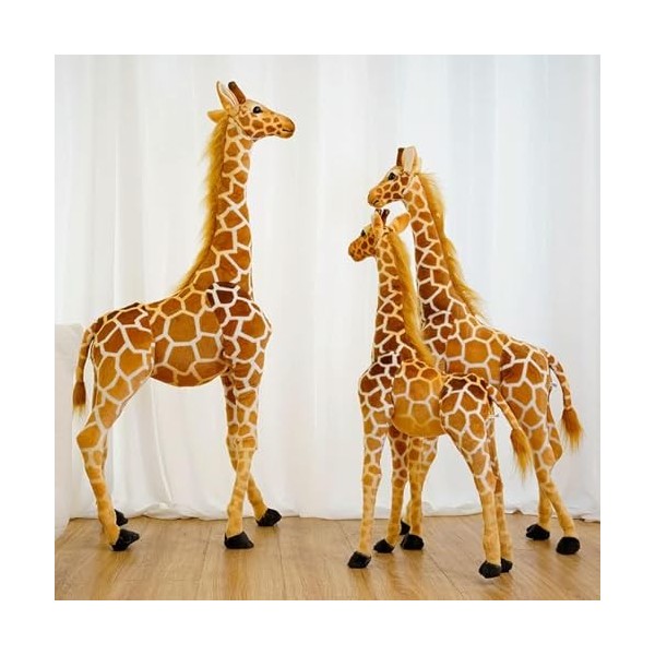 SaruEL Girafe géante Jouets en Peluche Mignon poupées Animaux en Peluche Girafe poupée Cadeaux d’Anniversaire pour Les Enfant