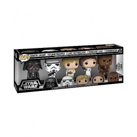 Funko Pop! Vinyl: Star Wars - Darth Vader - 5 Pack - Dark Vador - Exclusivité Amazon - Figurine en Vinyle à Collectionner - I