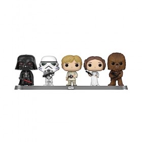 Funko Pop! Vinyl: Star Wars - Darth Vader - 5 Pack - Dark Vador - Exclusivité Amazon - Figurine en Vinyle à Collectionner - I