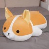 Cute Fat Corgi Peluche Chauffe-Mains rempli d’Oreiller Animal Kawaii Doux Cadeau Mignon pour Enfants bébés Enfants 80cm A