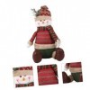 Toyvian 3 Pièces Décoration De Poupée De Noël Jouets danimaux Décor De Noël Peluches Décoration De Noël Décoration Dintérie