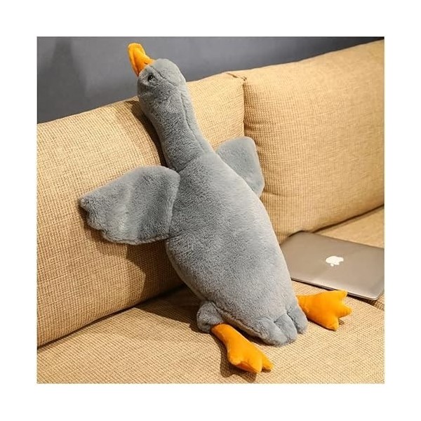 Peluches, 50-190cm Jouets en Peluche Canard Géant Oreiller de Sommeil Moelleux Mignon Animal en Peluche Cygne Oie Poupées Dou