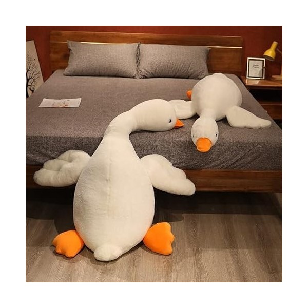 JOZIP Géant Doux Canard en Peluche Jouets Sommeil Mignon Oreiller Animal en Peluche Cygne oie poupées Jouets pour Enfant Tapi