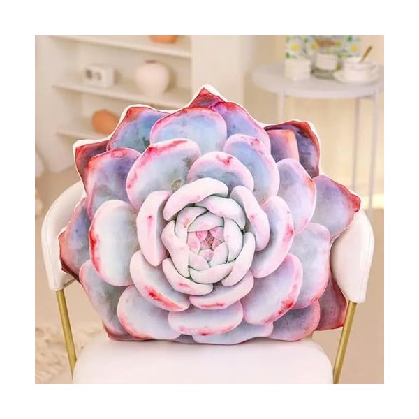 NOpinz Nouveau Réaliste Succulent Peluche Jouets Poupée Douce Créatif en Pot Fleur Coussin Fille Enfants Cadeaux 75cm A