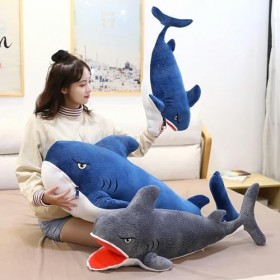 Grande Taille Requin Peluche Jouet Enfants Cadeau d’Anniversaire Mignon Oreiller Mignon poupée Anniversaire Cadeau de Noël 10