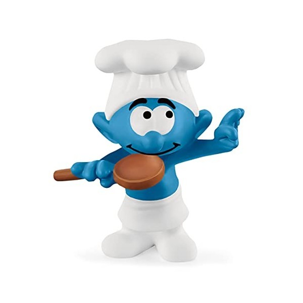 Schleich 20831 Schtroumpf Cuisinier The Smurfs Multicolore