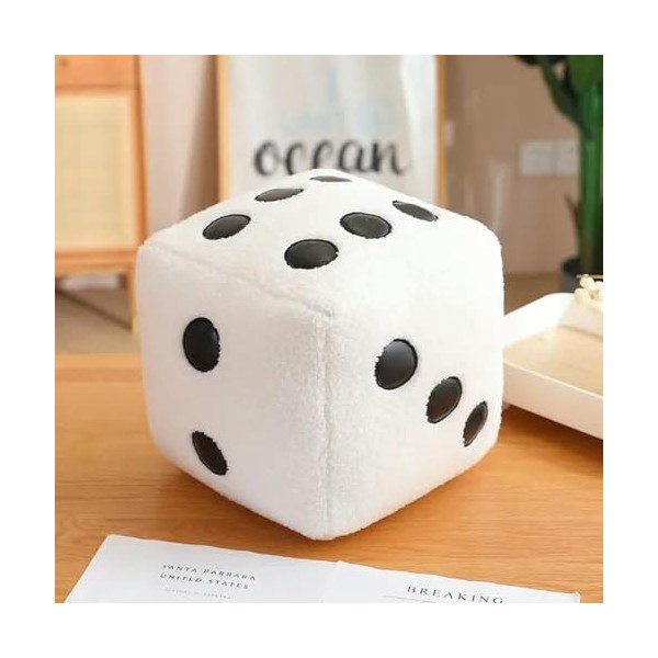 NOpinz Creative Dice Peluche Jouet Pendentif Dessin Animé Drôle Dés Poupée Haute Qualité Enfants Cadeau Canapé Cube Coussin D