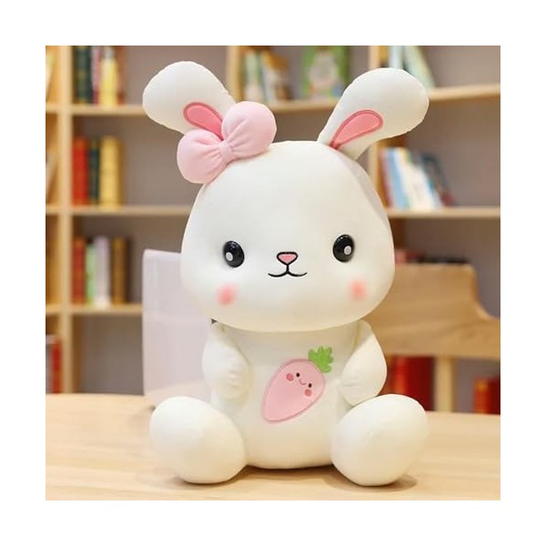 Nouveau Kawaii Chaud Lapin en Peluche Animal Jouet Oreiller Canapé Retour Peluche Jouet Enfants Sommeil Oreiller Anniversaire