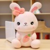 Nouveau Kawaii Chaud Lapin en Peluche Animal Jouet Oreiller Canapé Retour Peluche Jouet Enfants Sommeil Oreiller Anniversaire