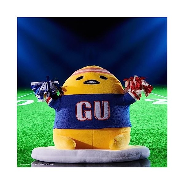 GUND Sanrio Gudetama – Animal en peluche – Œuf paresseux – Sportif – Jouet en peluche Gudetama à partir de 1 an – 22,9 cm