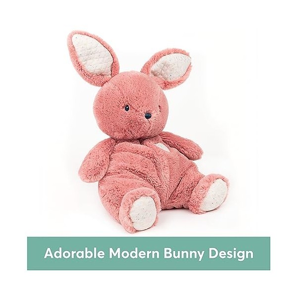 Baby GUND Oh So Snuggly Bunny Grand animal en peluche pour bébés et infants, rose poussiéreux, 30,5 cm