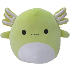 Squishmallow Kellytoy Peluche officielle Sea Life Squad Squad - Jouet en peluche souple Treyton Axolotl, 12,7 cm 