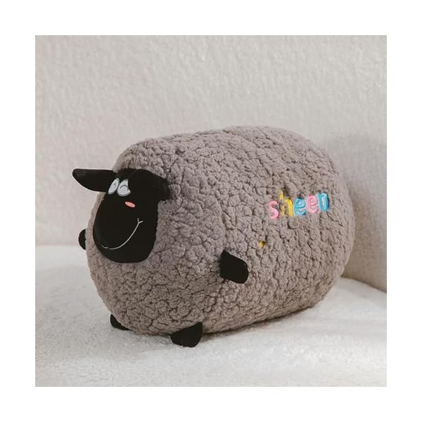 Mouton Moelleux Animal Peluche poupée Souriant Heureux Kawaii Mignon Prairie Animal Peluche Jouet Hiver Enfants Cadeaux 40cm 