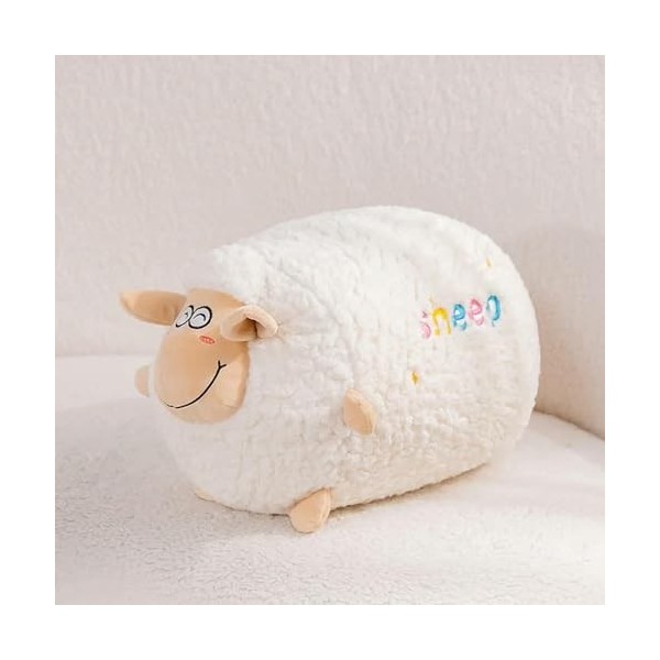Mouton Moelleux Animal Peluche poupée Souriant Heureux Kawaii Mignon Prairie Animal Peluche Jouet Hiver Enfants Cadeaux 40cm 