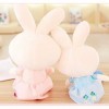 JICIMAOYI Jupe de fée de Fleur Lapin Peluche Jouets wearskirts poupée de Lapin envoyant des Enfants Filles Cadeau créateur d