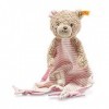 Steiff Doudou Ours en Peluche Rosy - Doudou Mignon avec nom, garçons, Filles et bébés à partir de 0 Mois - Rose - 28 cm