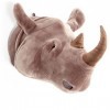 Linnea Peluche trophée Rhinocéros Michael Collection Savane