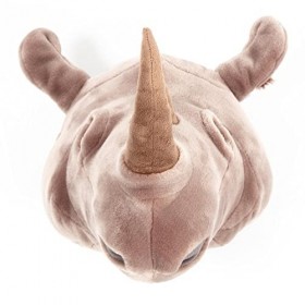 Linnea Peluche trophée Rhinocéros Michael Collection Savane