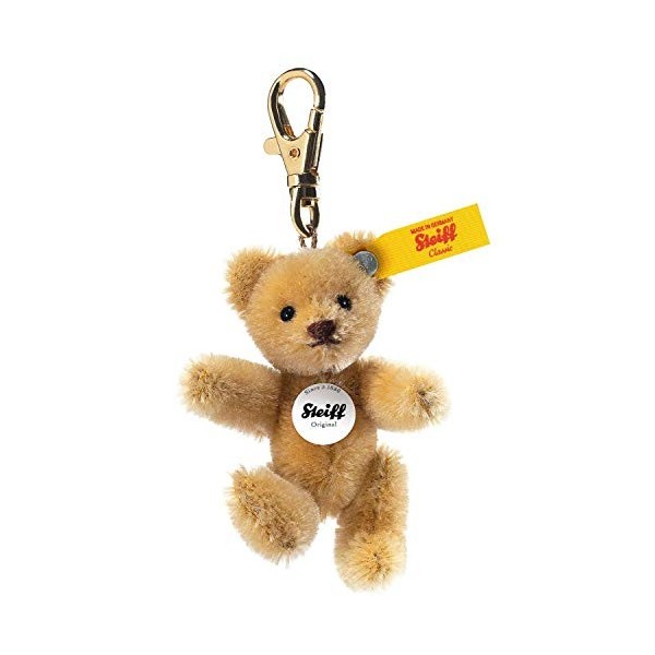 Steiff - 39089 - Mini Peluche Ours Porte-Clés - Blond