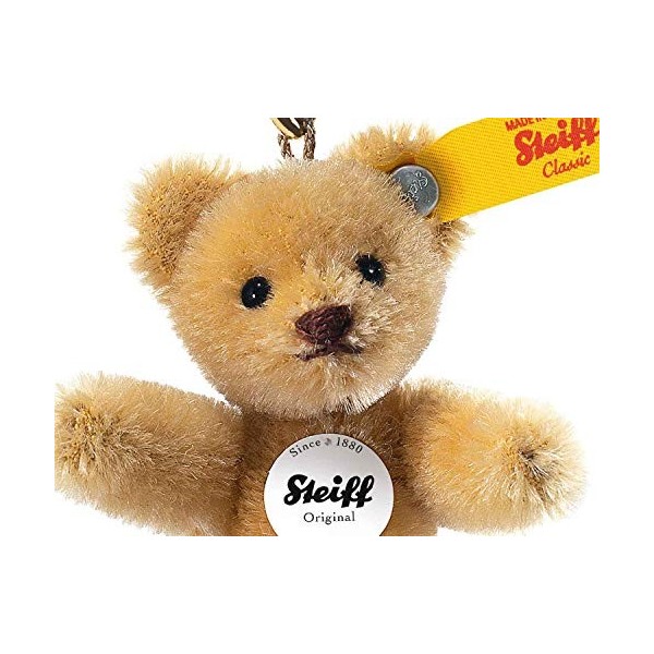 Steiff - 39089 - Mini Peluche Ours Porte-Clés - Blond