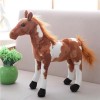LfrAnk Peluche réaliste Cheval Jouets Peluche Animaux poupées Enfants Cadeaux d’Anniversaire Cirque décoration Jouets de Haut