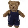 TEDDY HOUSE Ours en Peluche câlin et câlin Toby Bär en Marron avec Un Jean 57 cm 22 "